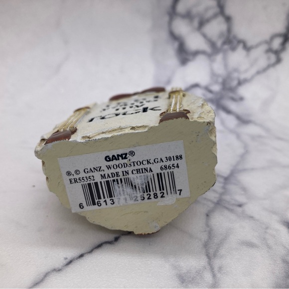 Ganz Father’s Day “Dad you’re my ROCK” Resin Faux Rock Red Bow Tie New - Picture 3 of 5